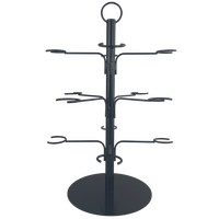 Cocktail Tree Drink Stand 12 Arm Black