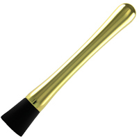 Muddler Black Ridged Base Gold 205mm