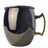 Cocktail Mug Moscow Mule Black Chrome 580ml