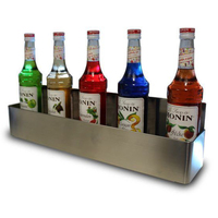 Speed Rack Stainless Steel - 5 Bottle