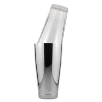 Cocktail Shaker Set Boston Tin & Glass Stainless Steel