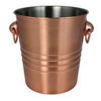 Ice Bucket Wine Cooler Copper 4 Litre