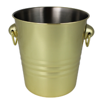 Ice Bucket Wine Cooler Gold 4 Litre