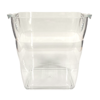 Ice Bucket Acrylic Drink Tub Square Clear 5.5Ltr