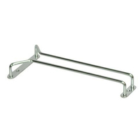 Glass Hanger Single Row Chrome - 250mm