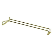 Glass Hanger Single Row Brass- 400mm