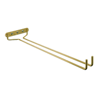 Glass Hanger Wall Mount Brass - 400mm