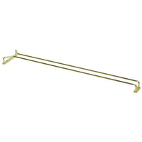 Glass Hanger Single Row Brass - 600mm