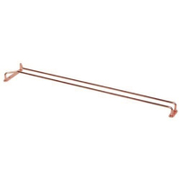 Glass Hanger Single Row Copper - 600mm