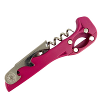 Waiter's Friend Cork Screw & Cap Clamp Fuchsia