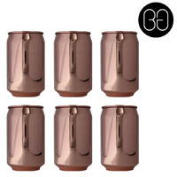 Can Shaped Tumbler 500ml Copper Pack of 6