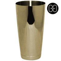 Cocktail Shaker Boston Tin 28oz Gold