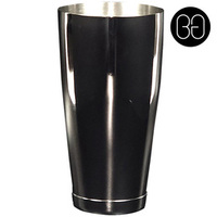 Cocktail Shaker Boston Tin 28oz Black Chrome