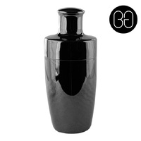 Port Melbourne 3pc Shaker 500ml - Black Chrome