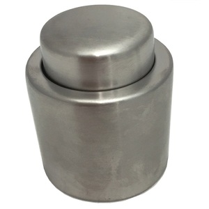 Champagne Stopper Stainless Steel - Press Top