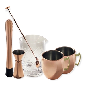 Moscow Mule 6 Piece Copper Essential Kit