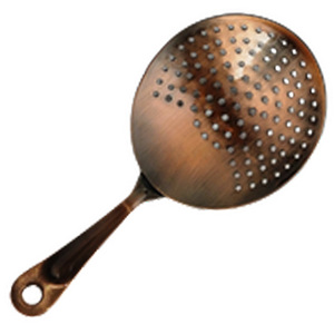 Cocktail Strainer Julep Style S/S Antique Copper