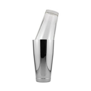 Cocktail Shaker Set Boston Tin & Glass Stainless Steel