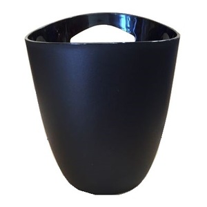 Ice Bucket Wine Cooler Black Plastic 3 Litre