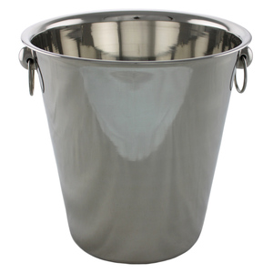 Ice Bucket Wine Cooler with Ring Handles