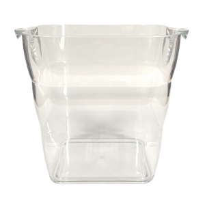 Ice Bucket Acrylic Drink Tub Square Clear 5.5Ltr