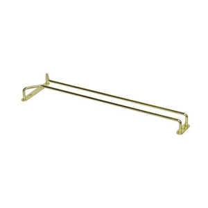 Glass Hanger Single Row Brass- 400mm