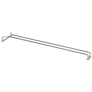 Glass Hanger Single Row Chrome - 600mm