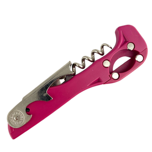 Waiter's Friend Cork Screw & Cap Clamp Fuchsia