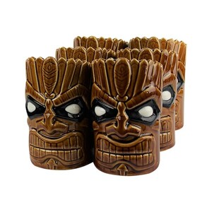 Ceramic Tiki Mug Coy 550ml Pack of 6