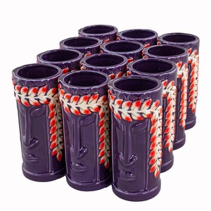 Ceramic Tiki Mug Princess Violet 400ml Pack of 12