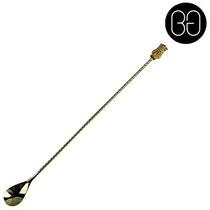 Tiki Bar Spoon 33cm Gold