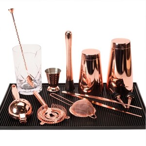 The Complete Professional at Home Bar Kit Copper