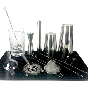 The Complete Professional at Home Bar Kit Stainless Steel