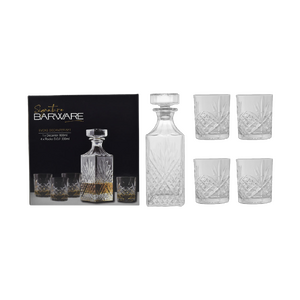 Evoke Decanter Set with 4 glasses