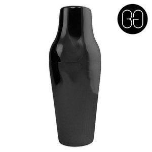 Cocktail Shaker Parisian 2 Piece Black Chrome 630ml