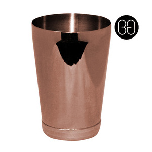 Cocktail Shaker Toby Tin 18oz Copper