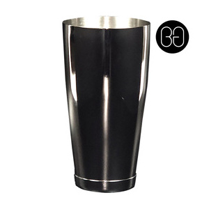 Cocktail Shaker Boston Tin 28oz Black Chrome