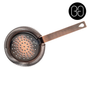 Cocktail Strainer No Prong Strainer Antique Copper